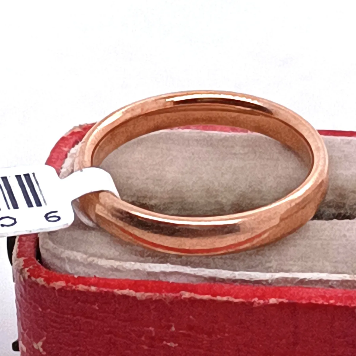 Vintage 9k Rose Gold Band - Image 2