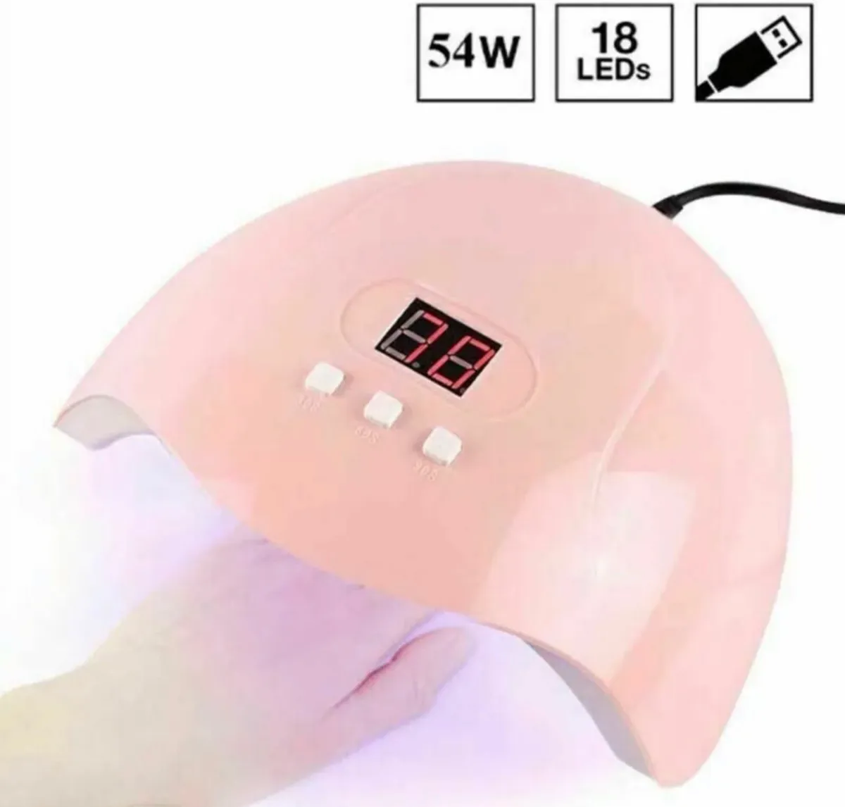 LED UV Nail Polish Dryer Lamp - Image 2