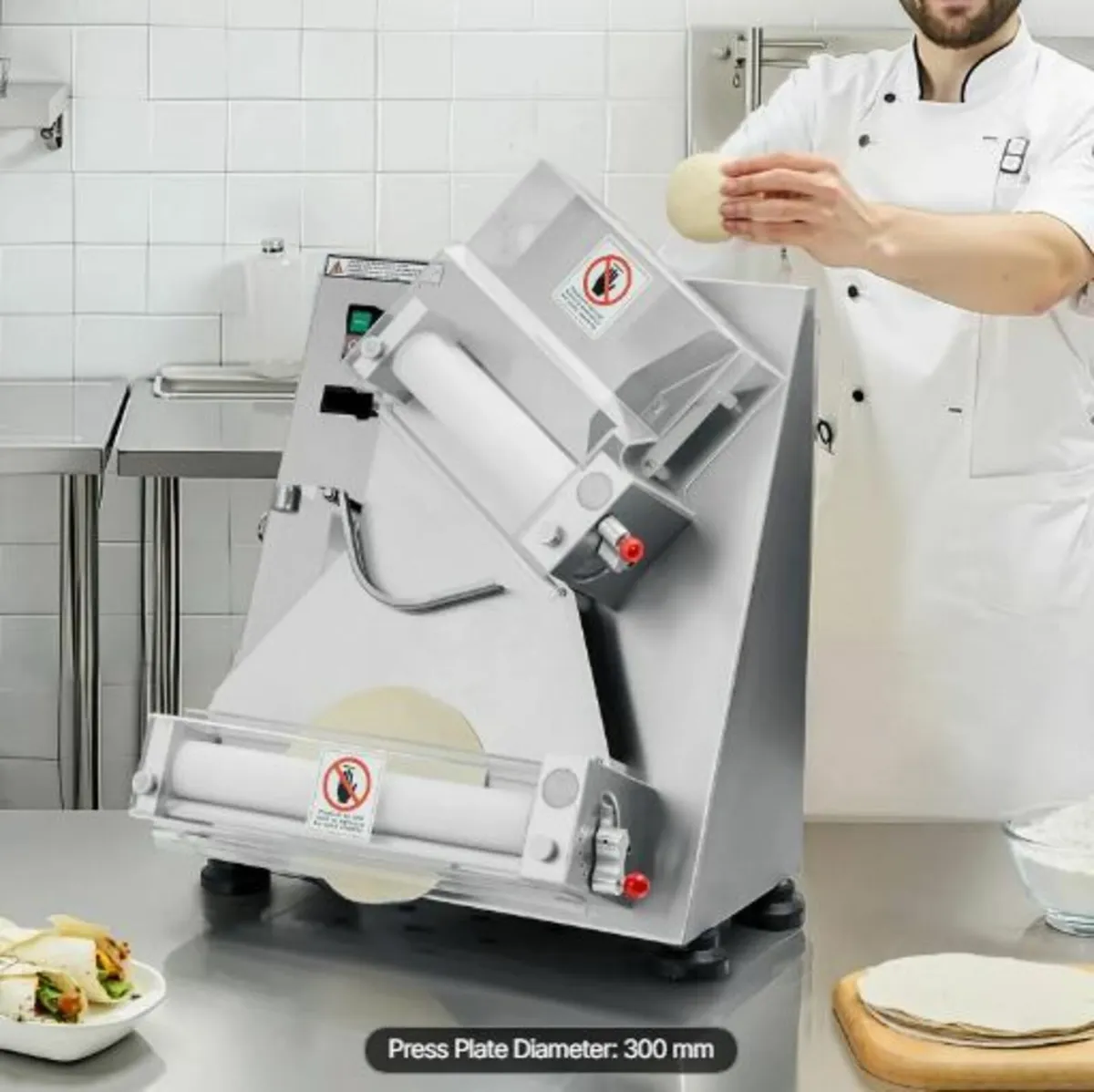 14 Inch Pizza Dough Roller Sheeter Automatic - Image 4