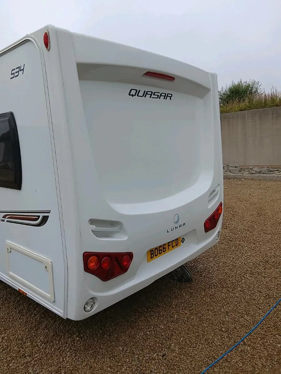 2014 lunar Quasar fixed bed stunning caravan - Image 3