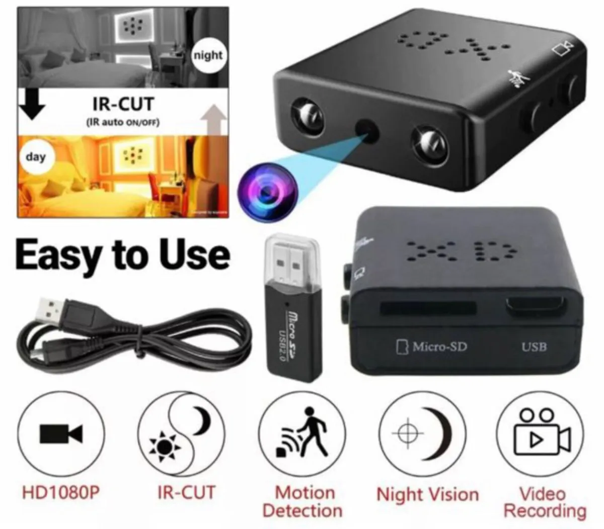 Mini Home Security Camera NEW - Image 3