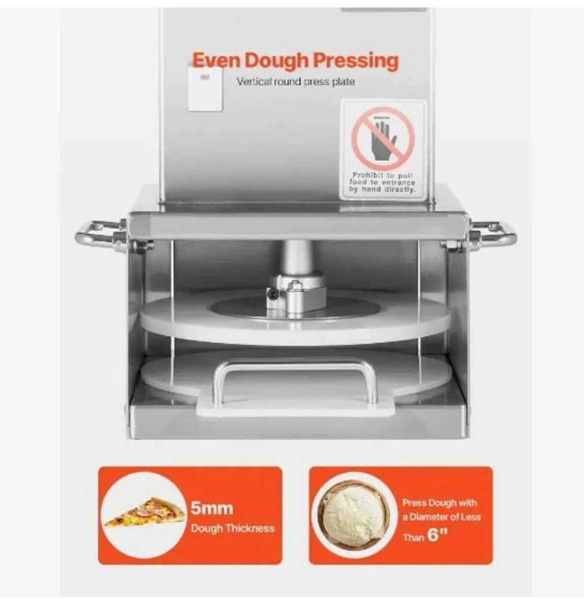 6 in Electric Pizza Dough Press Machine - Image 4