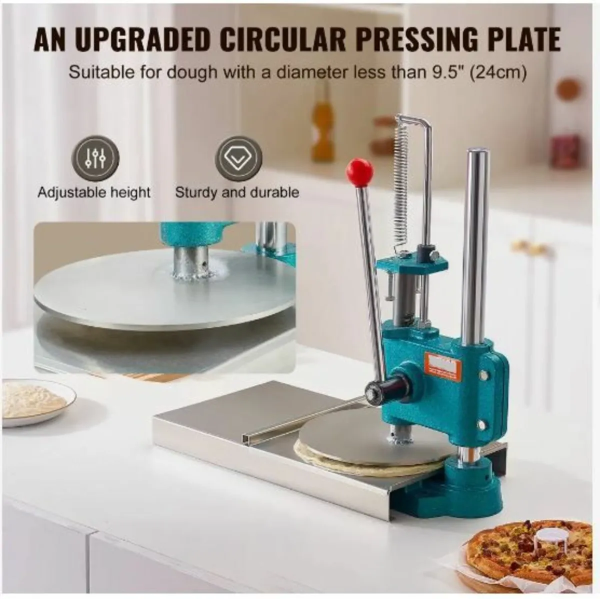 Manual Pizza Dough Press Machine - Image 2