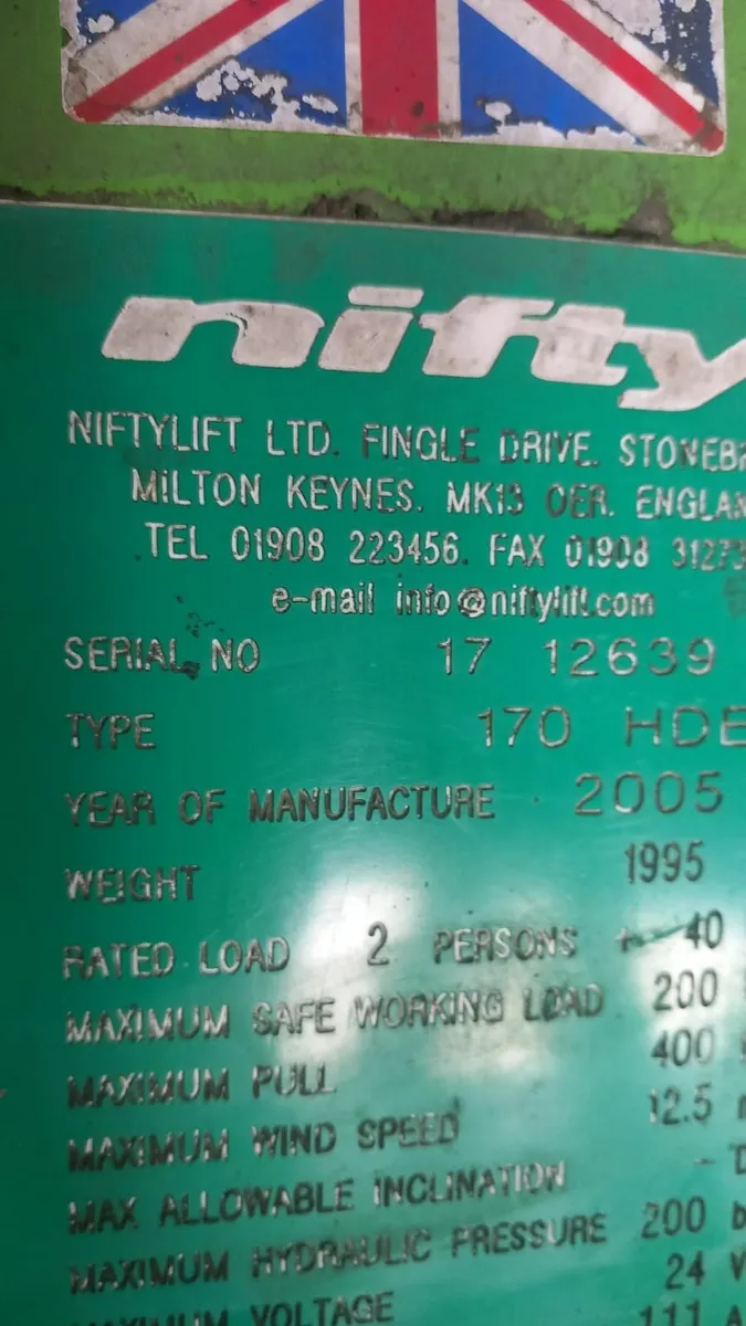 Nifty Lift Hoist - Image 4