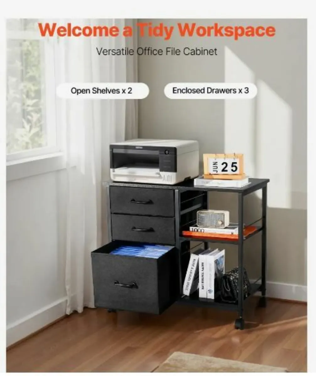 Mobile Metal File Cabinet - Image 2