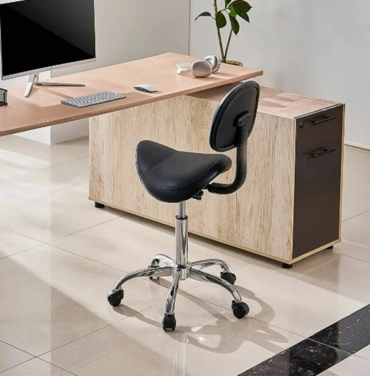 Saddle Stool Swivel Stool - Image 2