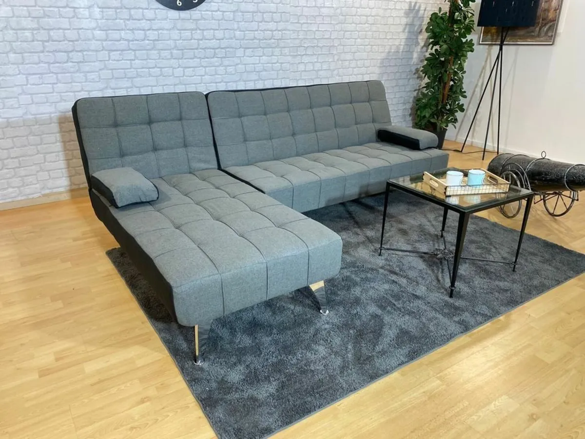 ✅ Chic Nordic Corner Sofa – Bed & Lounger in One! - Image 3