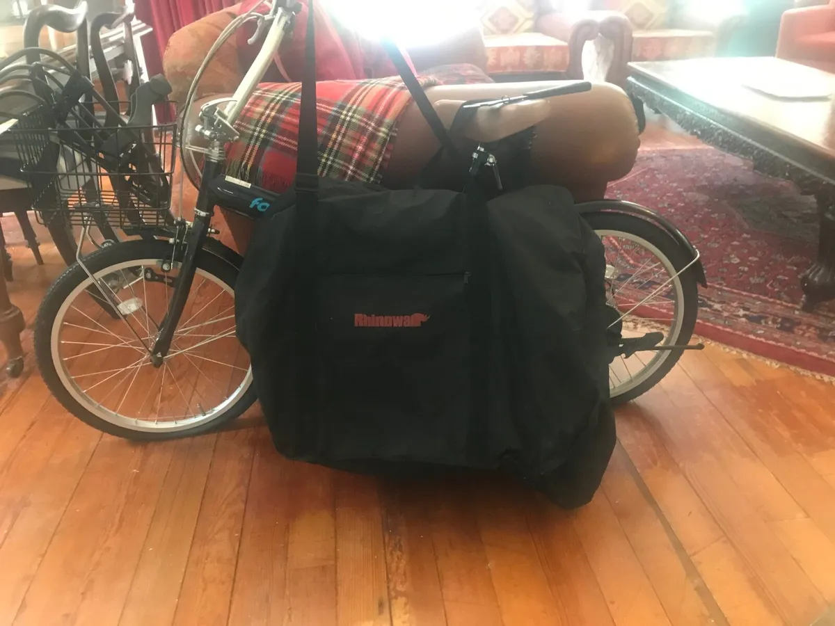 Adult bike folding  carry bag, wrench  carry seat. - Image 1
