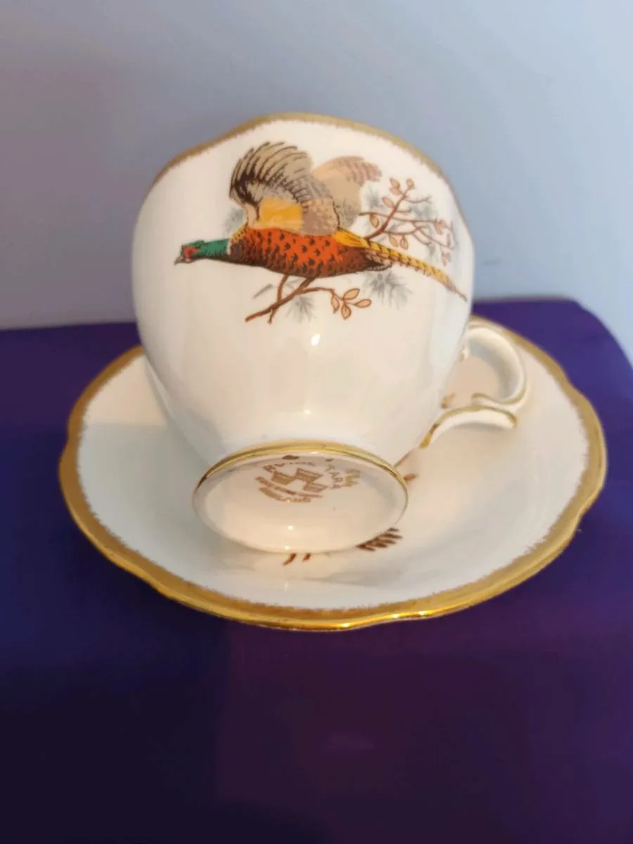 Royal Tara  part China Pheasant  Pattern  Tea Set - Image 2
