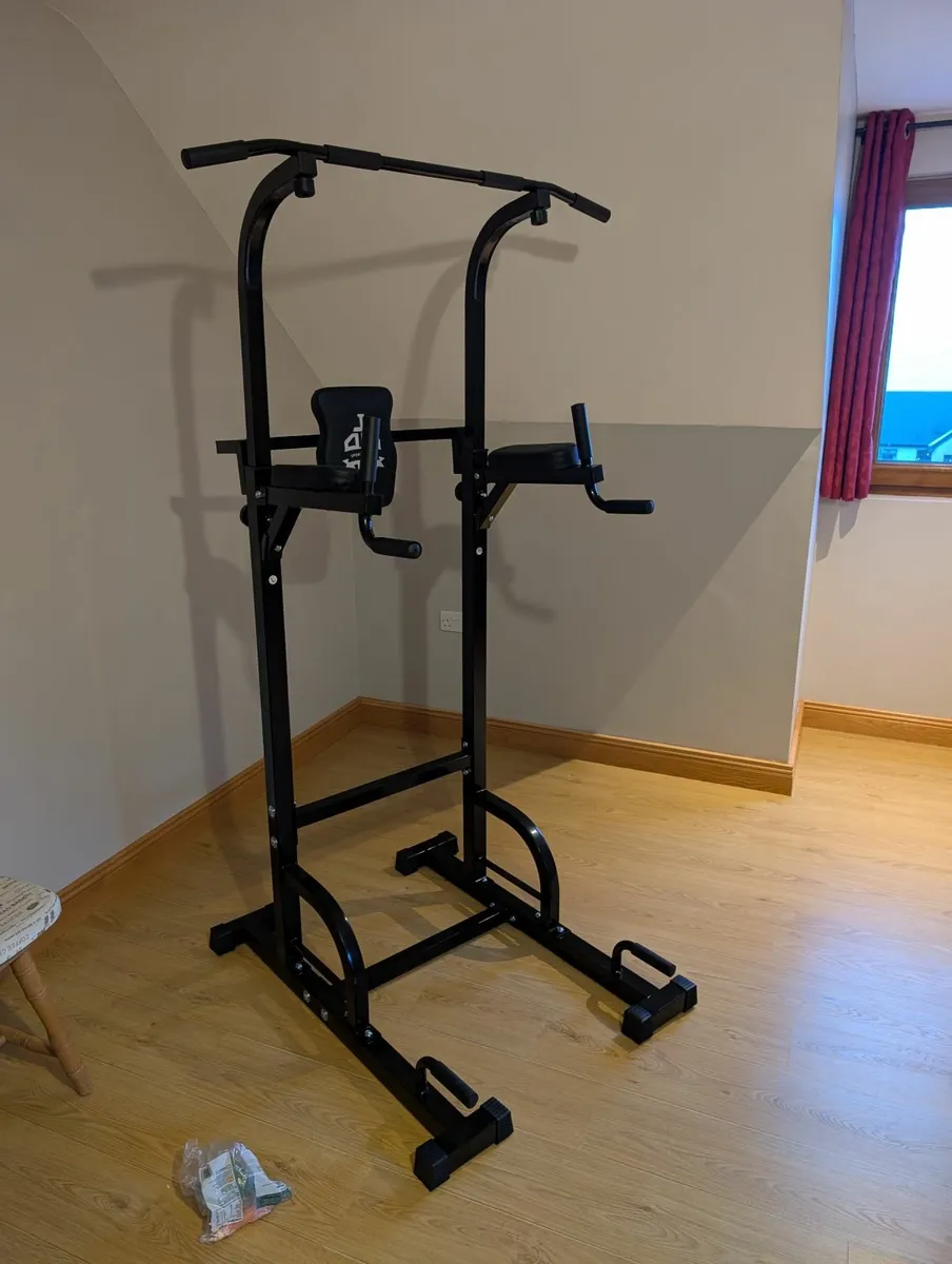 Sportsroyals Dip Station Pull Up Bar Home Gym