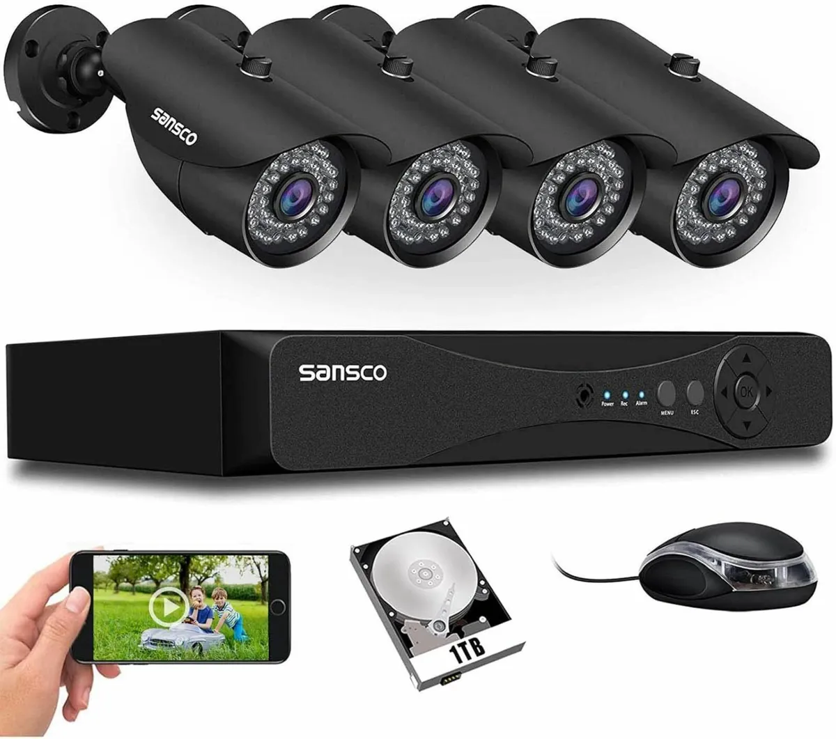 CCTV 4 camera system - Image 1