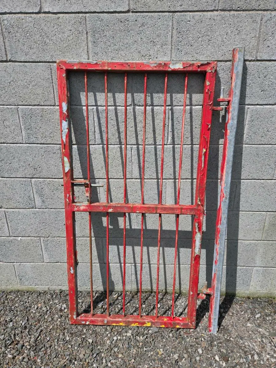 Metal pedestrian gate