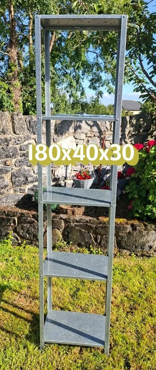 Shelving Unit - Galvanised - Image 1