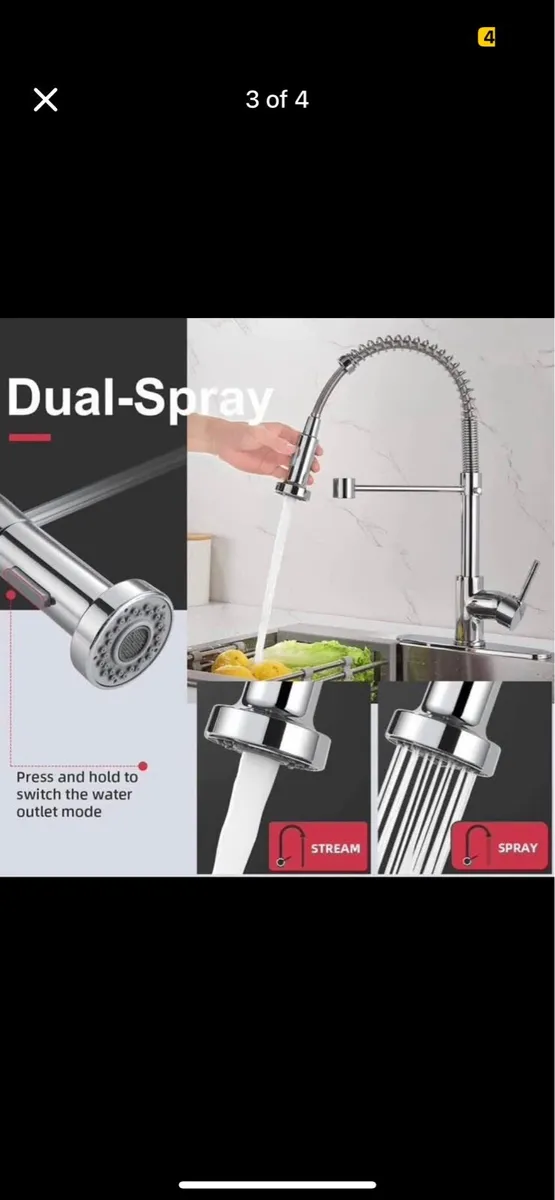 Modern kitchen tap mixer NEW - Image 3