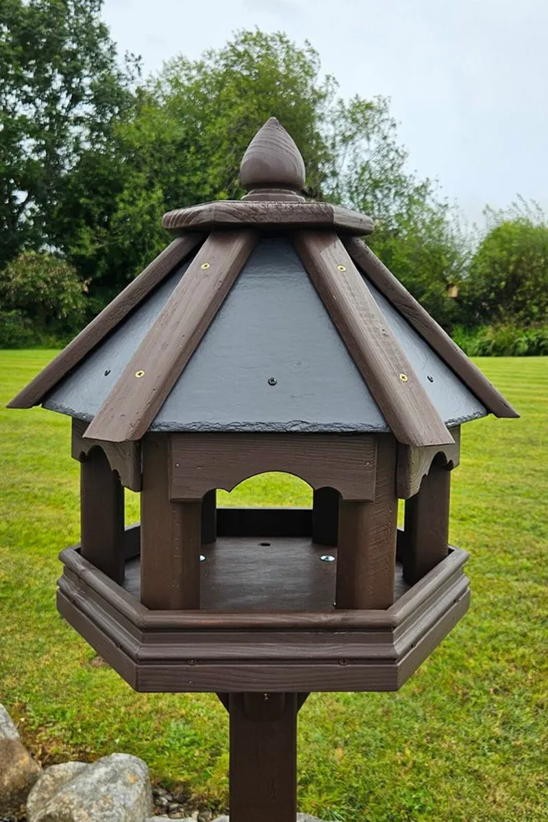 Bird Table feeders Slated Roof - colour choices. - Image 2
