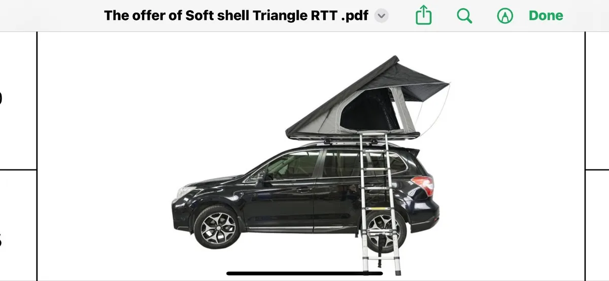 New roof tent 1-2 people