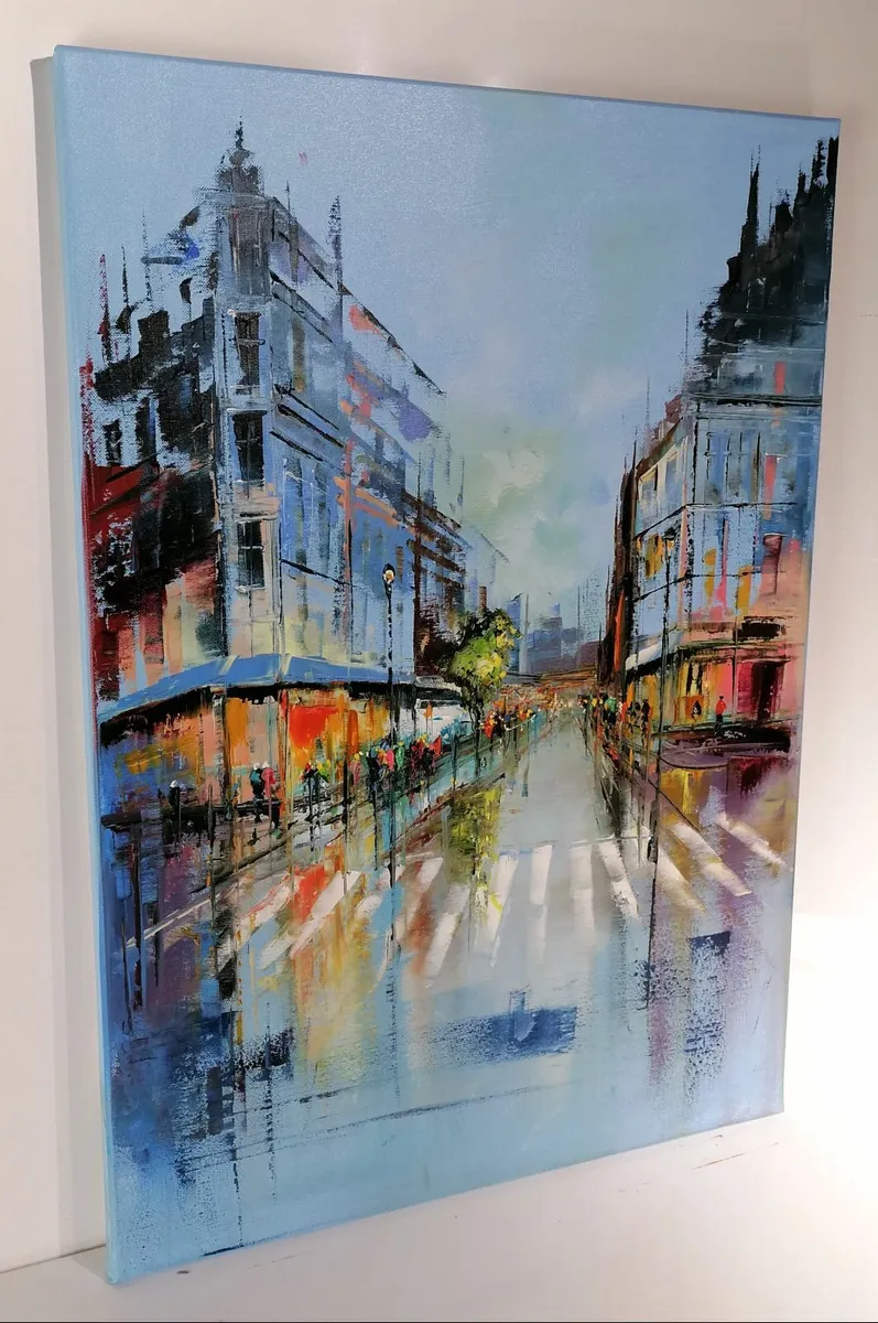 Alfred Aniol - Evening in the city - Image 3
