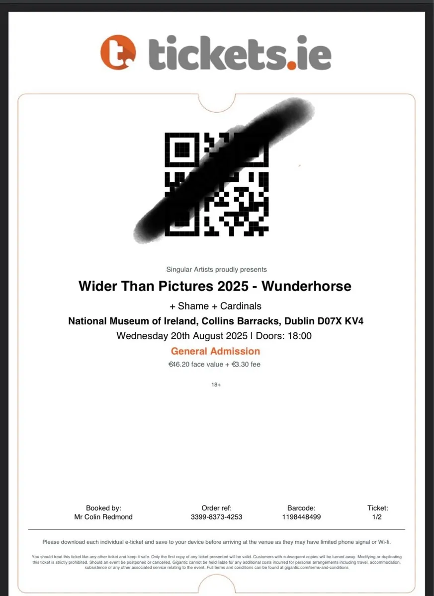 2 Wunderhorse tickets