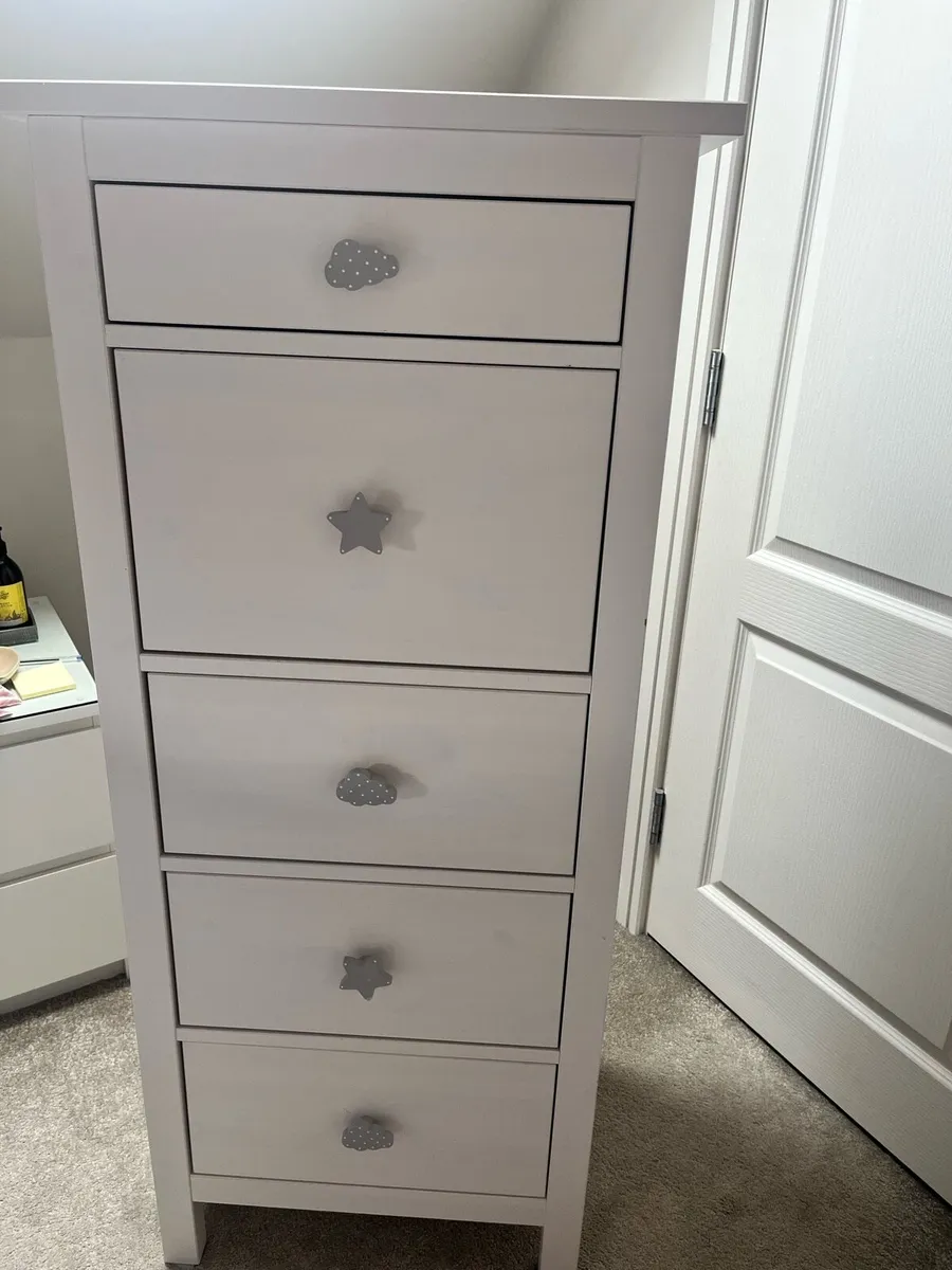 White IKEA Tall Boy - Image 1