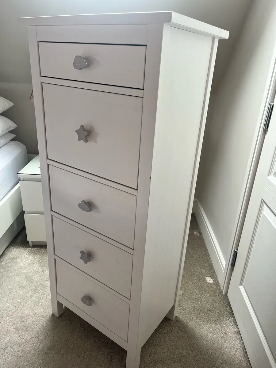 White IKEA Tall Boy - Image 2