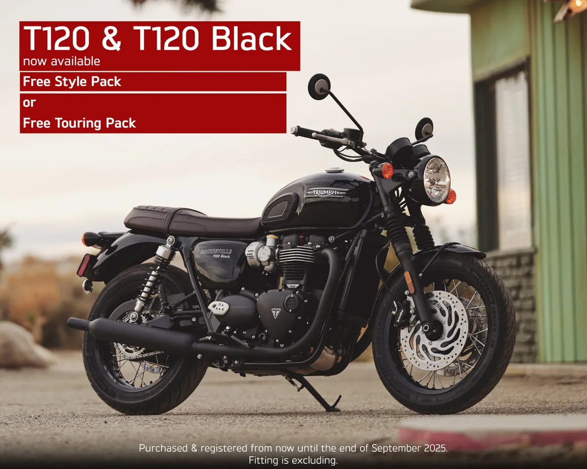 NEW OFFER FOR 2025 TRIUMPH BONNEVILLE T120 - Image 1