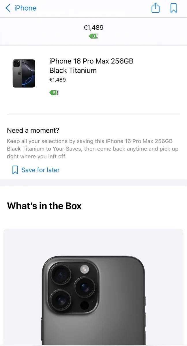 iPhone 16 Pro Max Brand New €240 off - Image 3