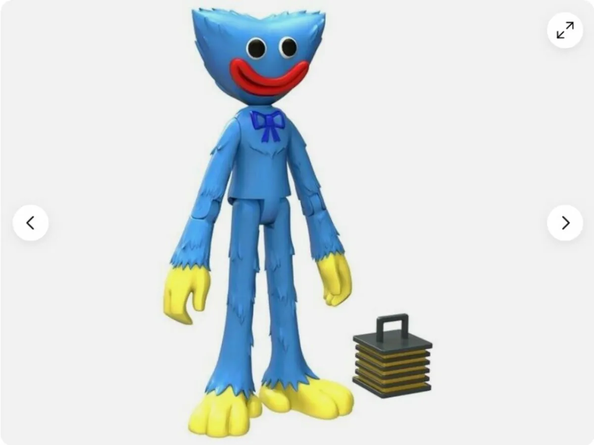 Poppy Playtime Smiling Huggy Wuggy Action Figure - Image 2