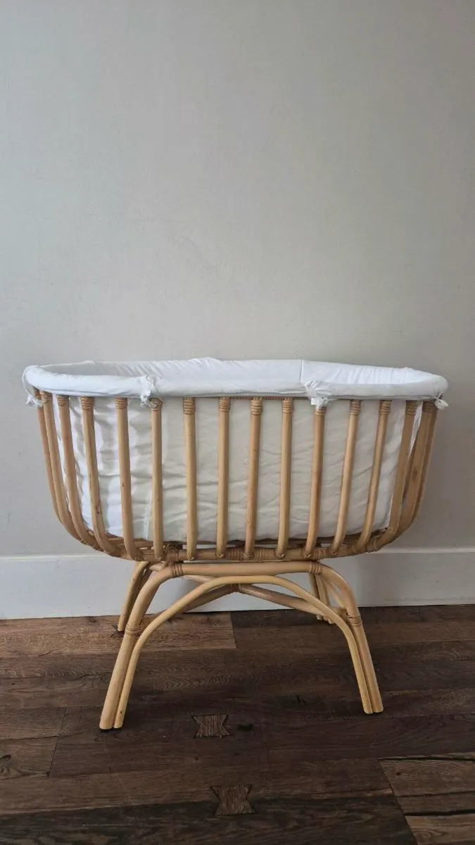 Childhome Rattan Cradle - Image 1