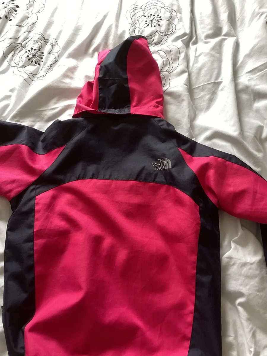 Pink north girls face jacket - Image 2