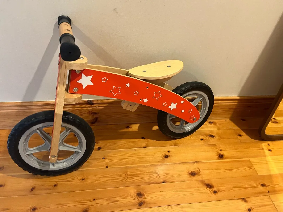 Red Balance Bike - Image 1