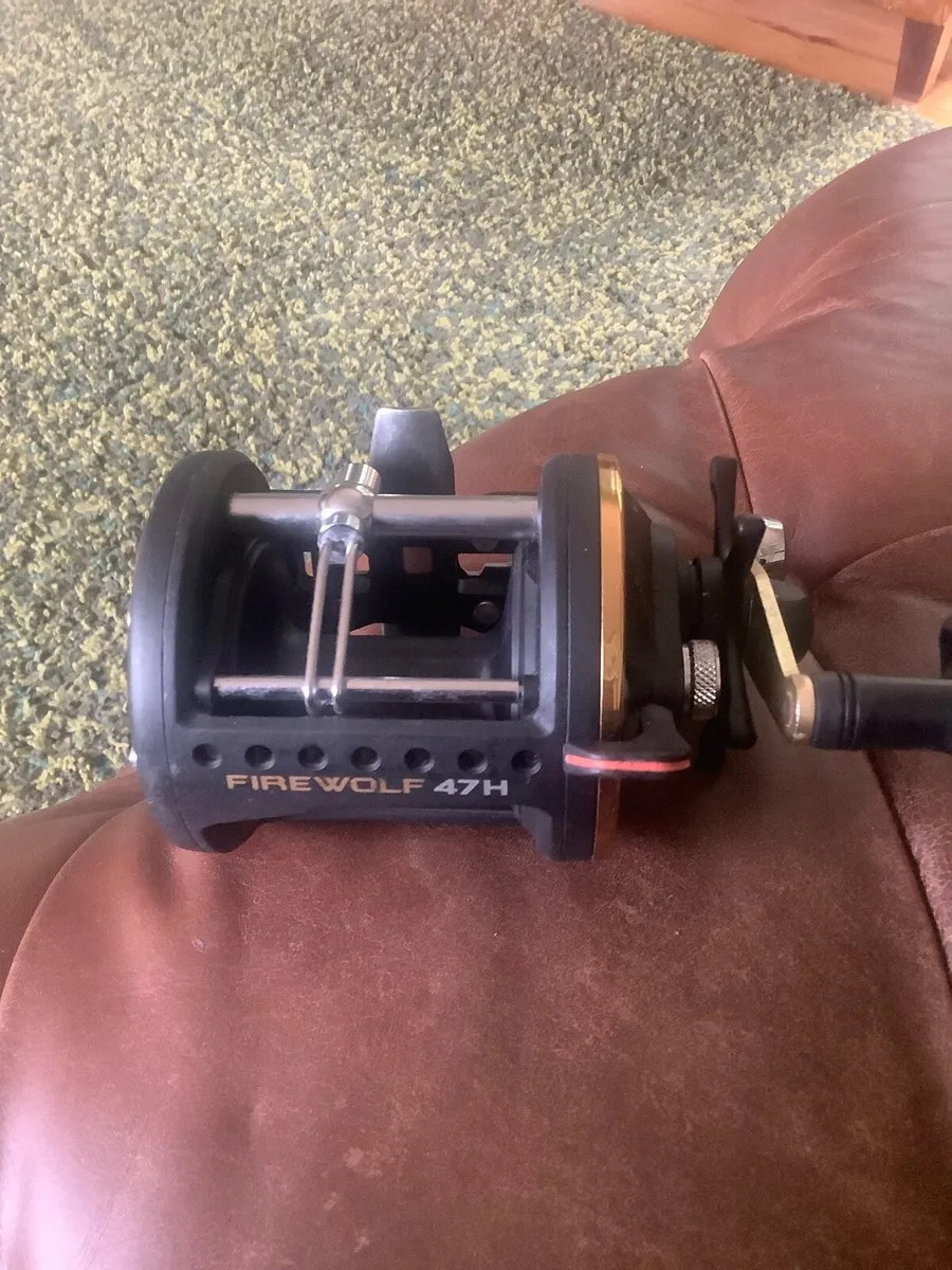 Daiwa Firewolf 47H sea fishing multiplier. - Image 1