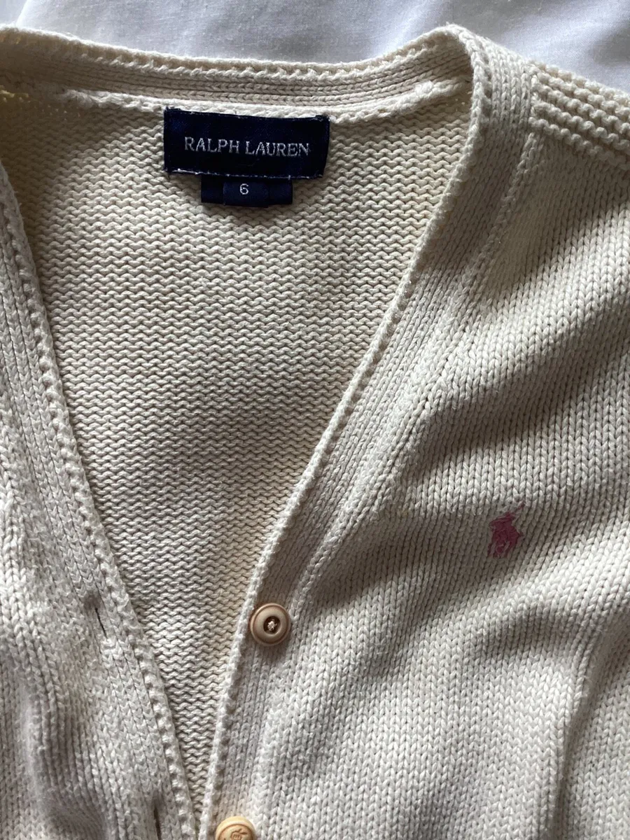 Cream cardigan Ralph Lauren - Image 2