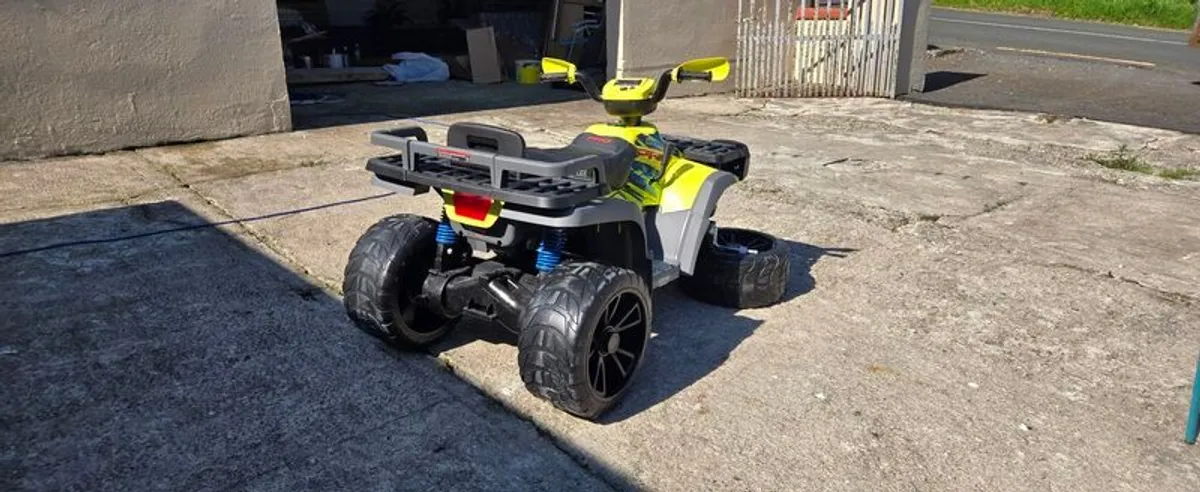 Electric Quad NEW - Peg-Perego Polaris Sportsman Pro Quad Citrus 24v - Image 2