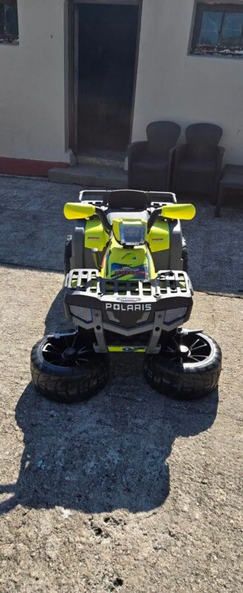 Electric Quad NEW - Peg-Perego Polaris Sportsman Pro Quad Citrus 24v - Image 3