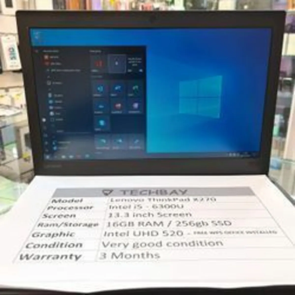 Lenovo ThinkPad T470 i5 - 8gb 256gb