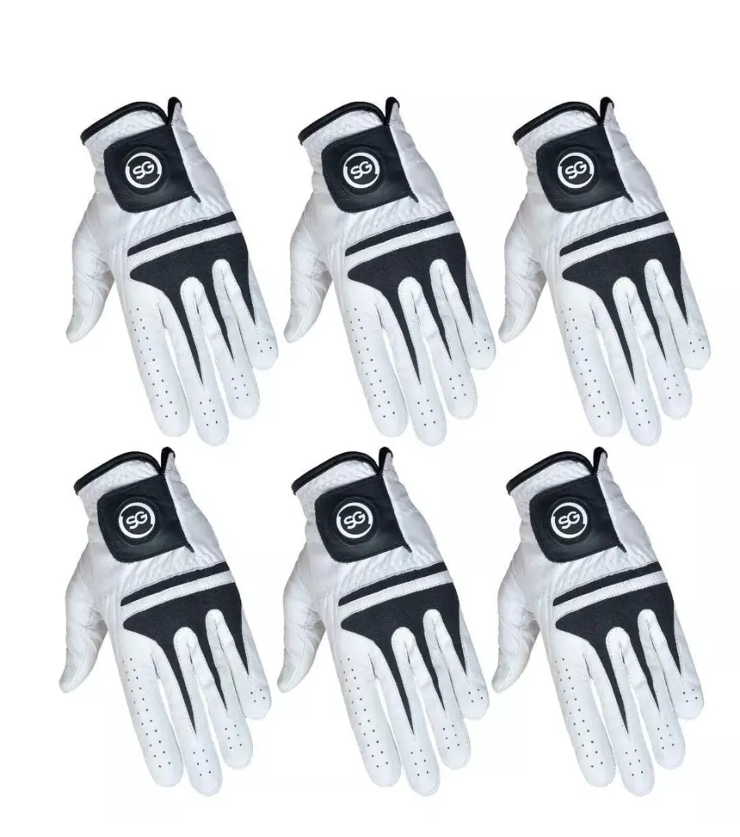 Pack of 6 Golf Gloves All weather Cabretta Leather - Image 1