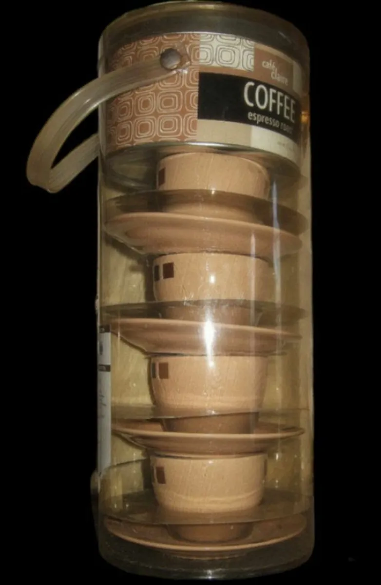 Vintage Harrods 'Cafe Claire' Expresso Cups - Image 4