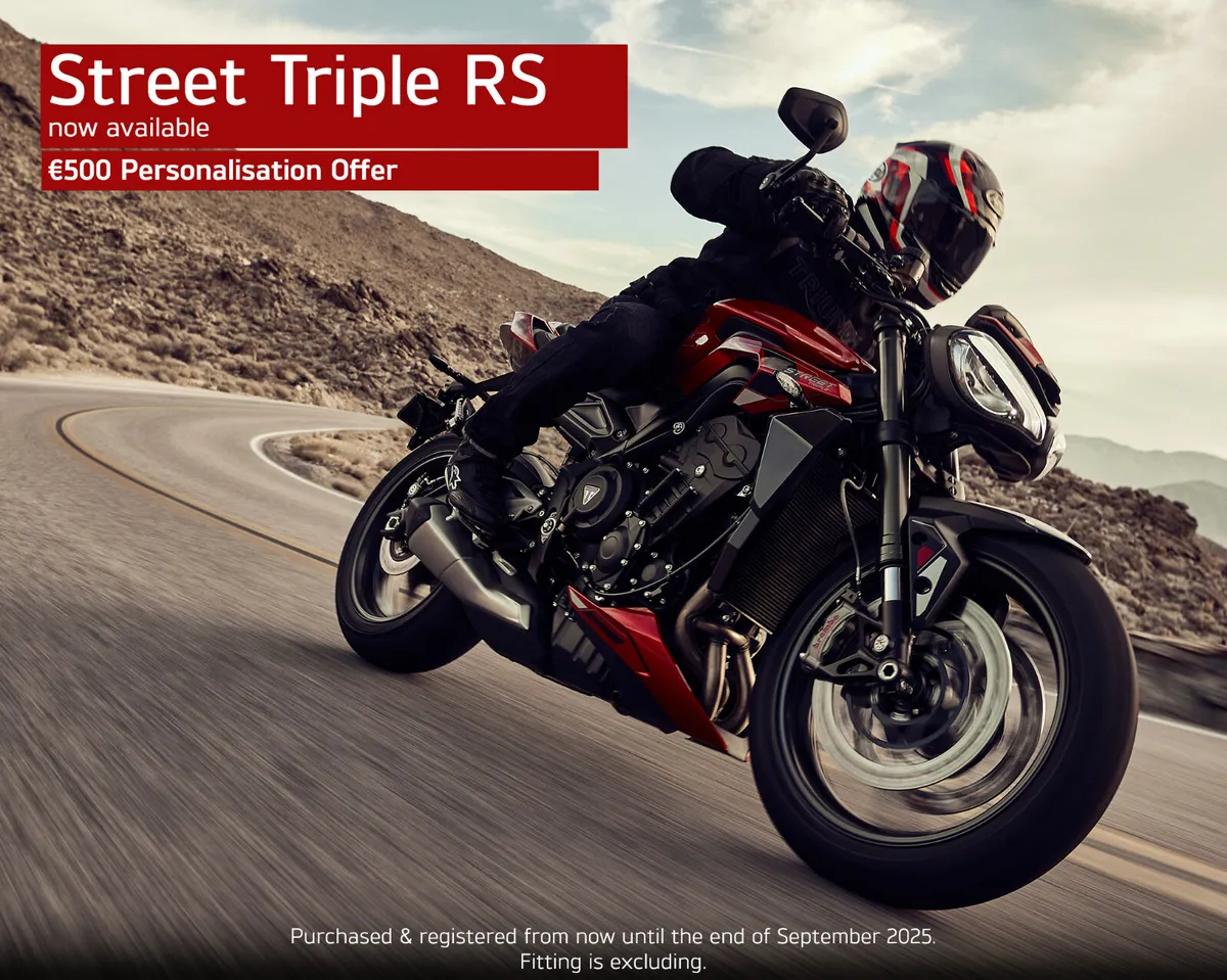 NEW OFFER FOR 2025 TRIUMPH STREET TRIPLE RS - Image 1