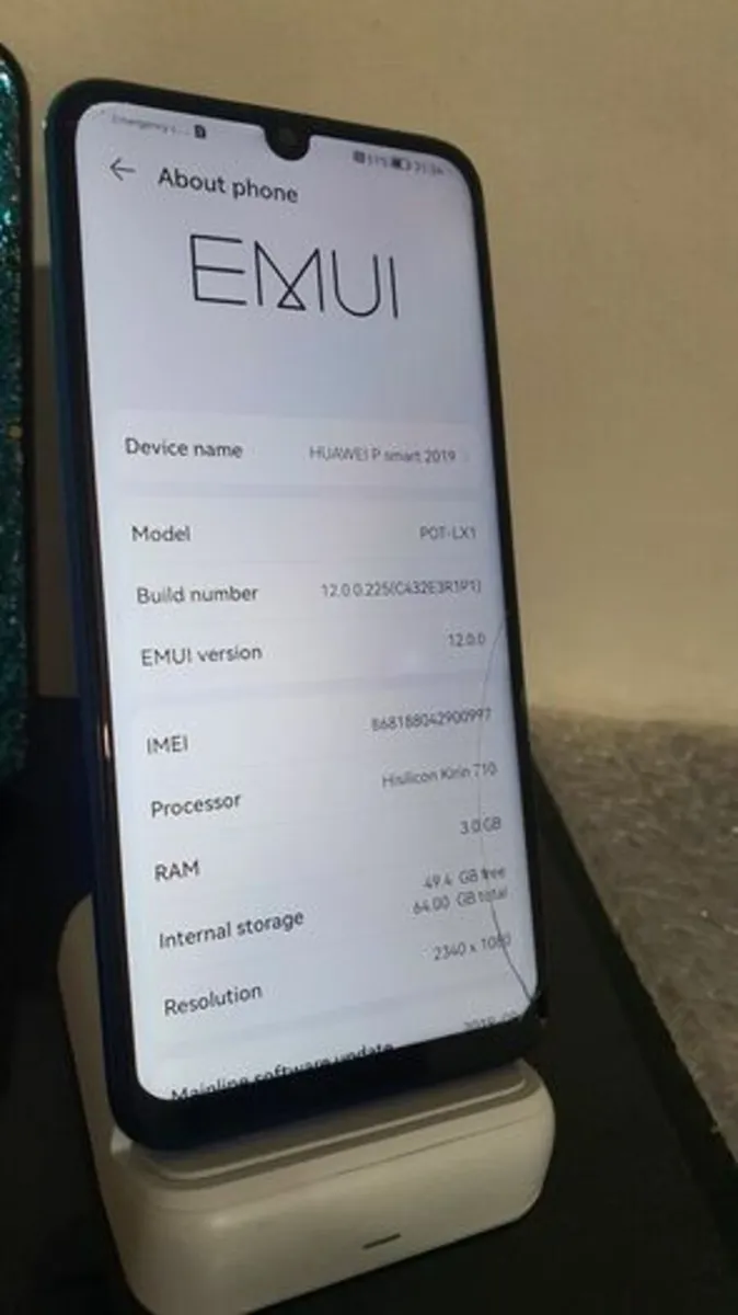 Huawei P smart single Sim 64GB - Aurora Blue - Image 4