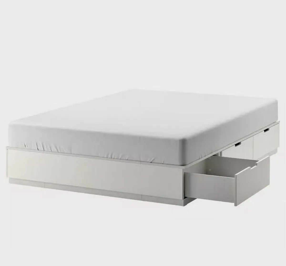 Double Bed, headboard and mattress - Image 2