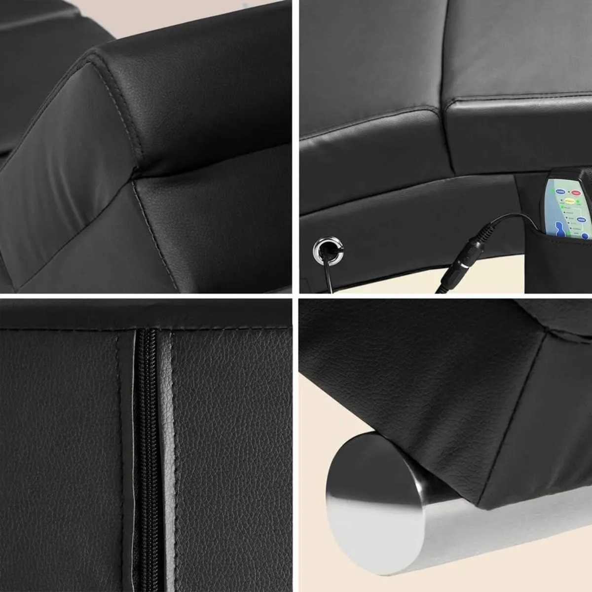 Relaxing Lounger, Massage and Heating Functions, - Image 4