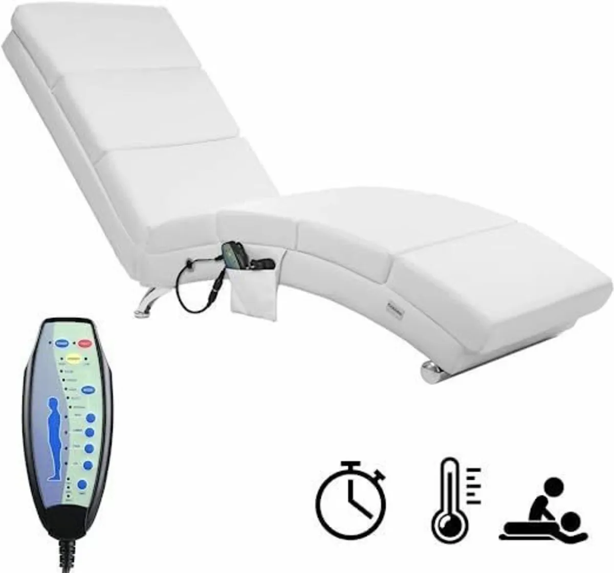 Recliner chair with heating and massage function, - Image 1