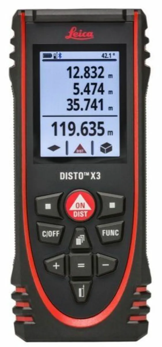 Leica Disto X3 - Waterproof (IP65) - Range 0 to 15