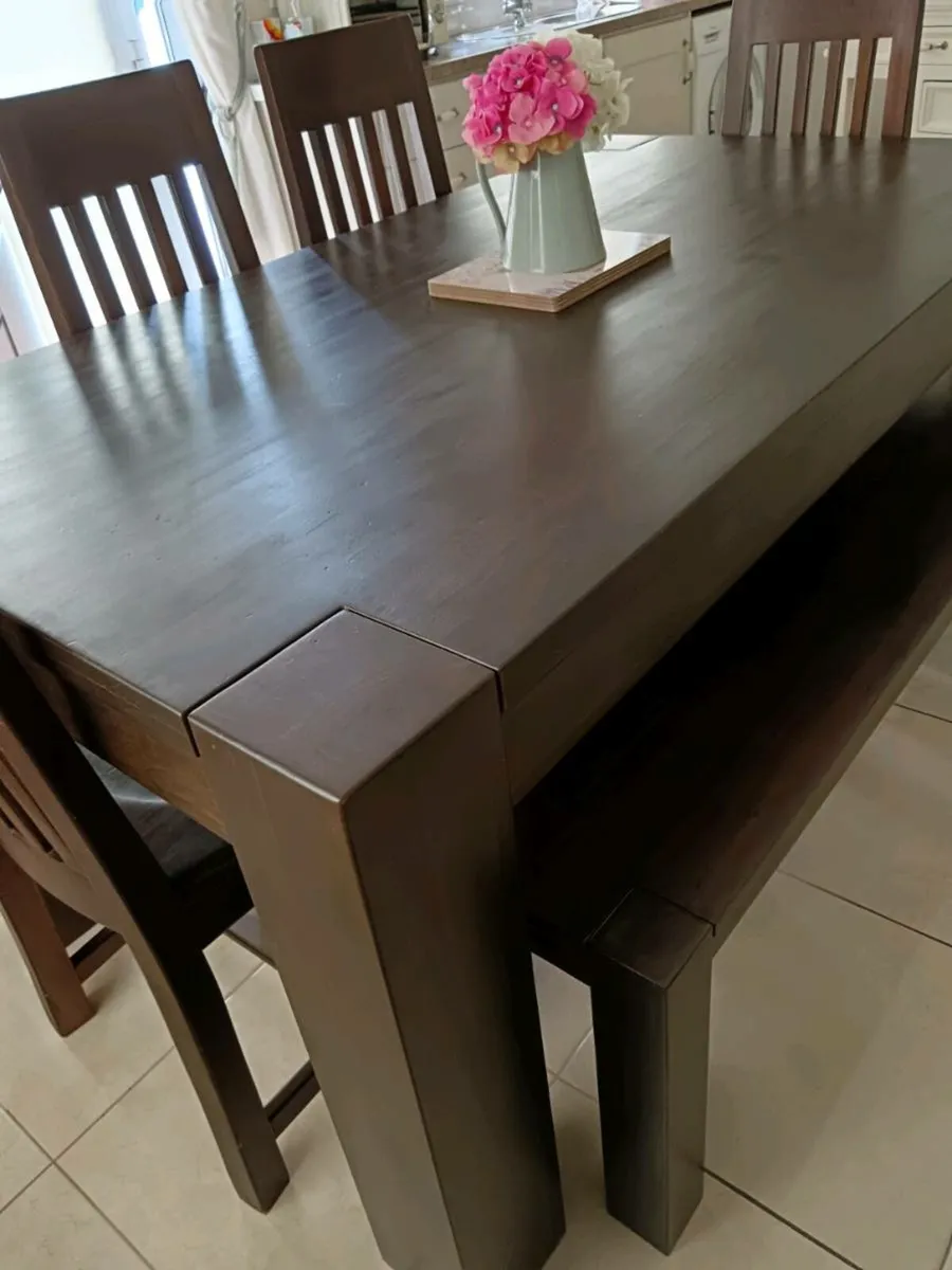 Dinning table and chairs - Image 2
