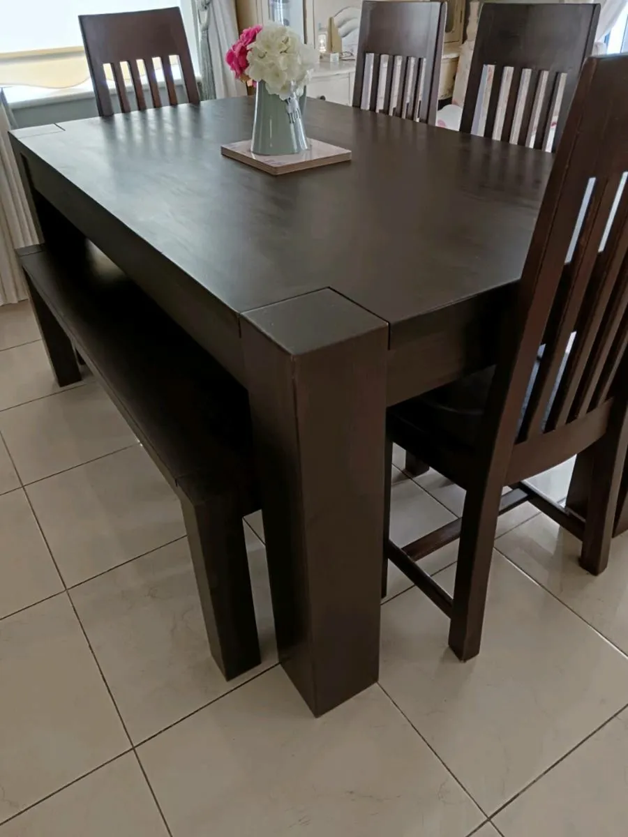 Dinning table and chairs - Image 3