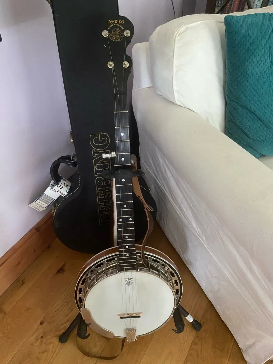 Deering sierra 5 string bluegrass banjo - Image 1
