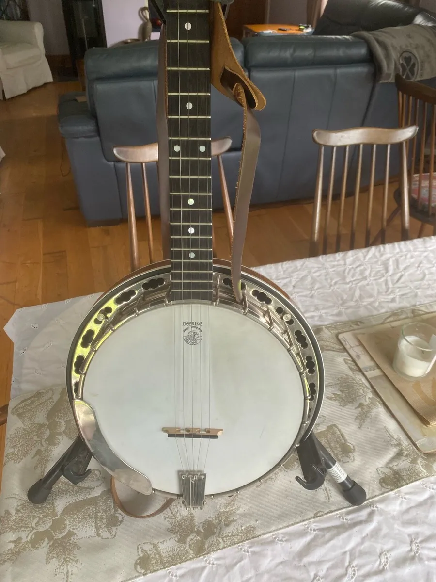 Deering sierra 5 string bluegrass banjo - Image 2