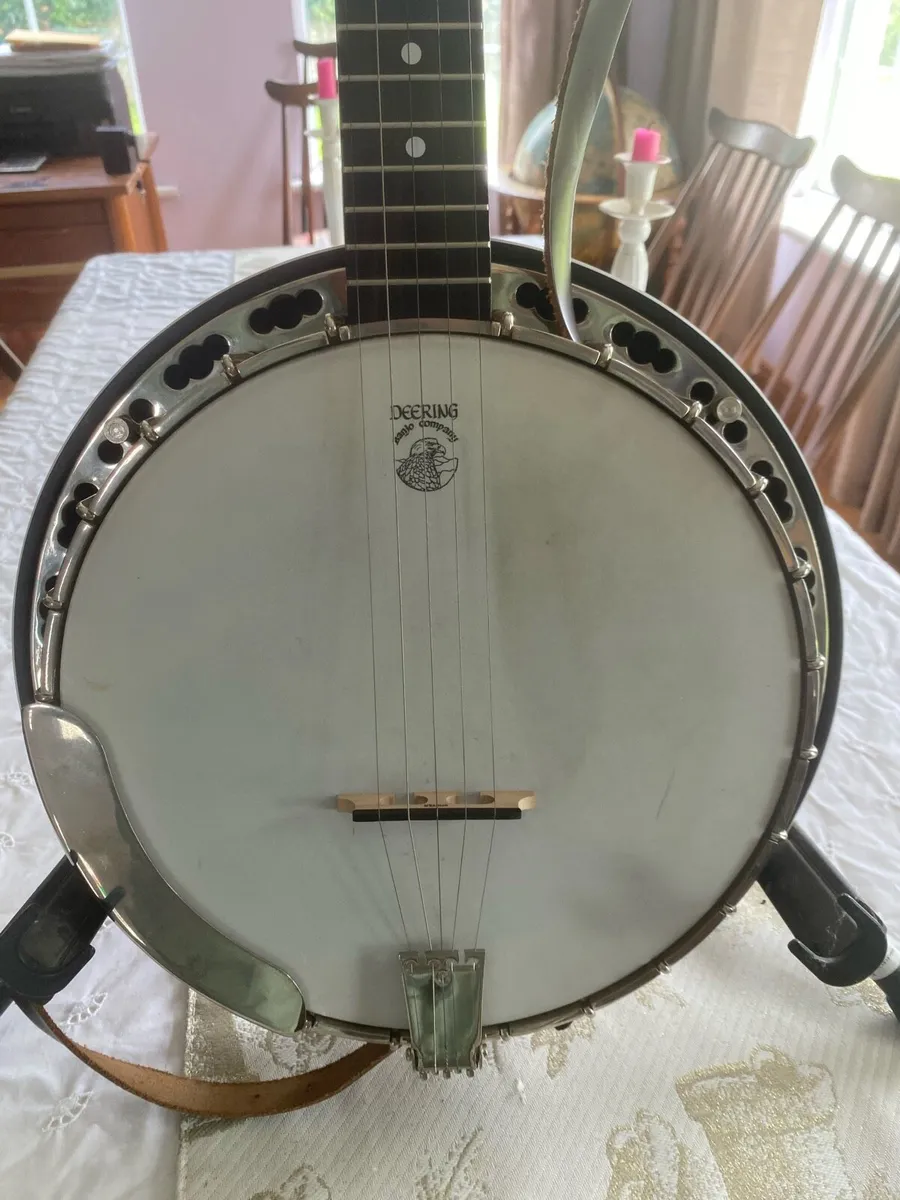 Deering sierra 5 string bluegrass banjo - Image 3