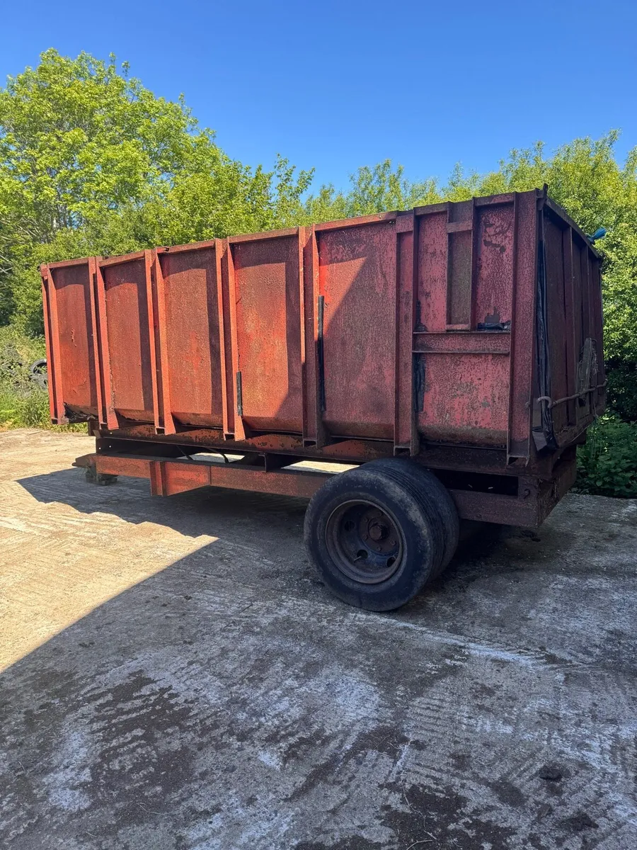 Tipping trailer - 12ft x 7ft - (no vat) - Image 1