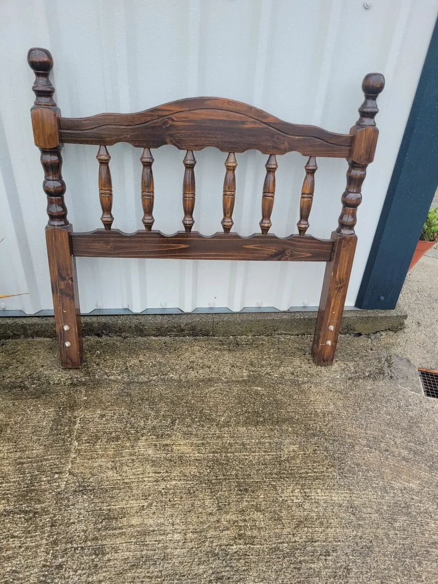 Wooden Headboard - Image 1